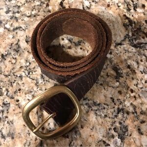 🍀VINTAGE LUCKY BRAND Distressed Leather Belt
